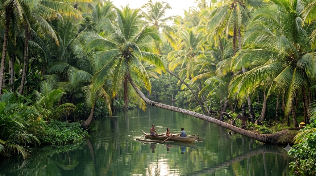 Maasin River & Coconut Palm Viewpoint